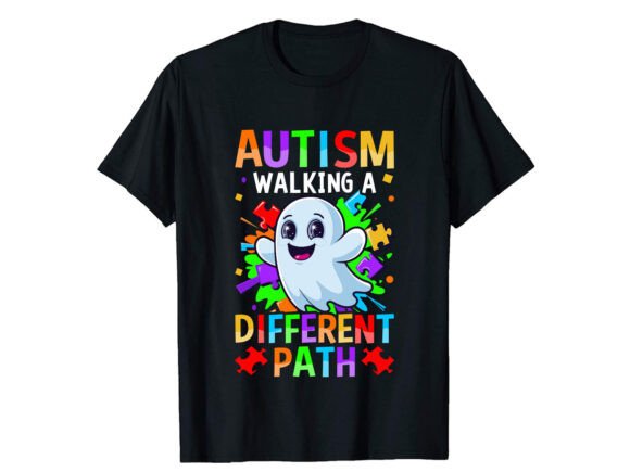Autism Walking a Different Graphics T-Shirt Designs