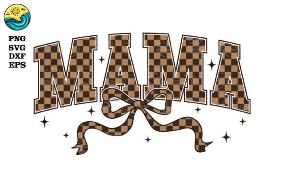 Checkered Mama Graphics for Trendy T-Shirt Designs