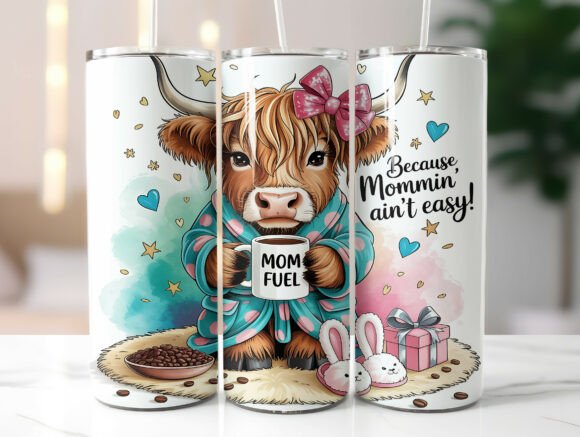 Coffee Cow Mom: Tumbler Wraps & Graphics Review