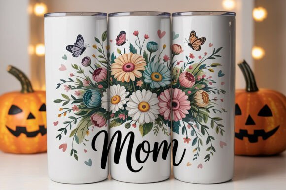 Elegant Floral Mom 20oz Tumbler Wrap Graphics Review