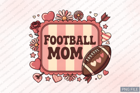 Football Mom Love Frame: Graphics & Illustrations Review