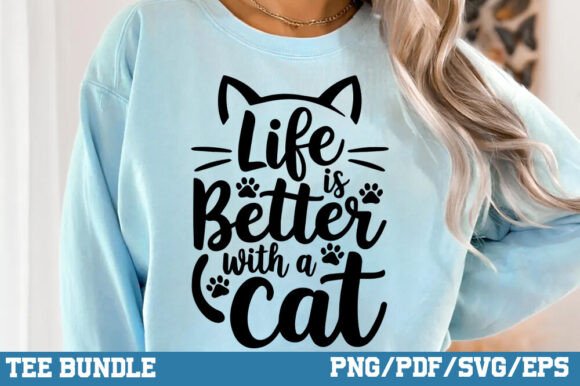 Graphics for T-Shirt Designs: Cat Shirt SVG PNG