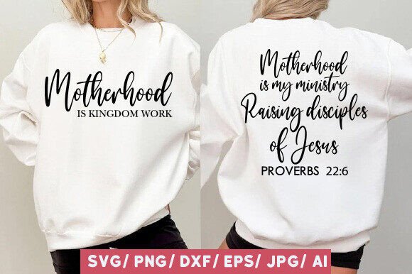 Mom Life Ministry PNG: Graphics for T-Shirt Designs