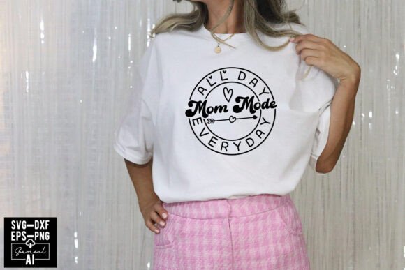 Mom Mode Graphics for T-Shirt Designs