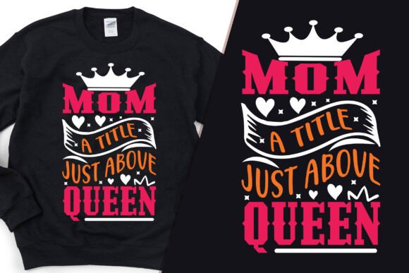Mom Title Graphics: Trendy T-Shirt Designs