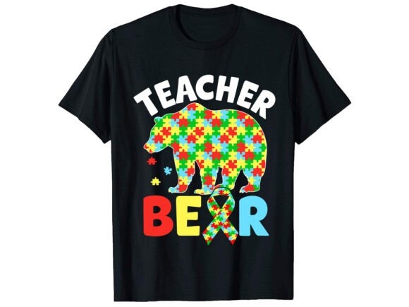 Reviewing the Teacher Bear Autism T-shirt Design
