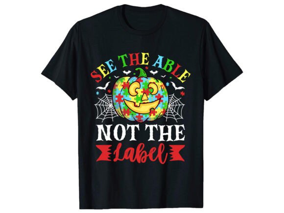 See the Able Not the Autism T-shirt Graphics