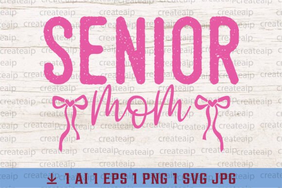 Senior Mom Bow: 2025 Coquette Graphics & Tees